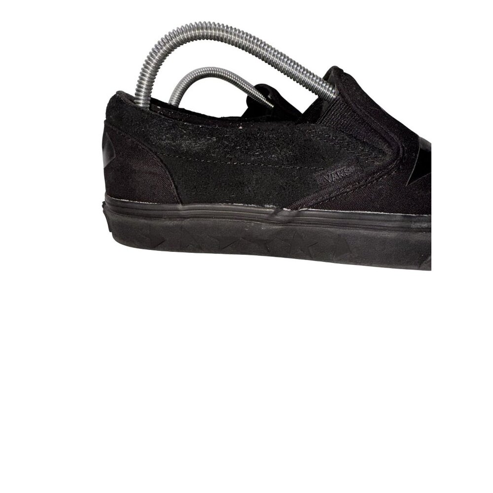 Men 8 womens 9.5 David Bowie X Vans Black Suede & Canvas Star Slip-On Sneakers S - Picture 3 of 11